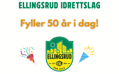 Ellingsrud Idrettslag fyller år!